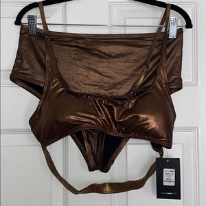 NWT FN BRONZE SWIM SUIT